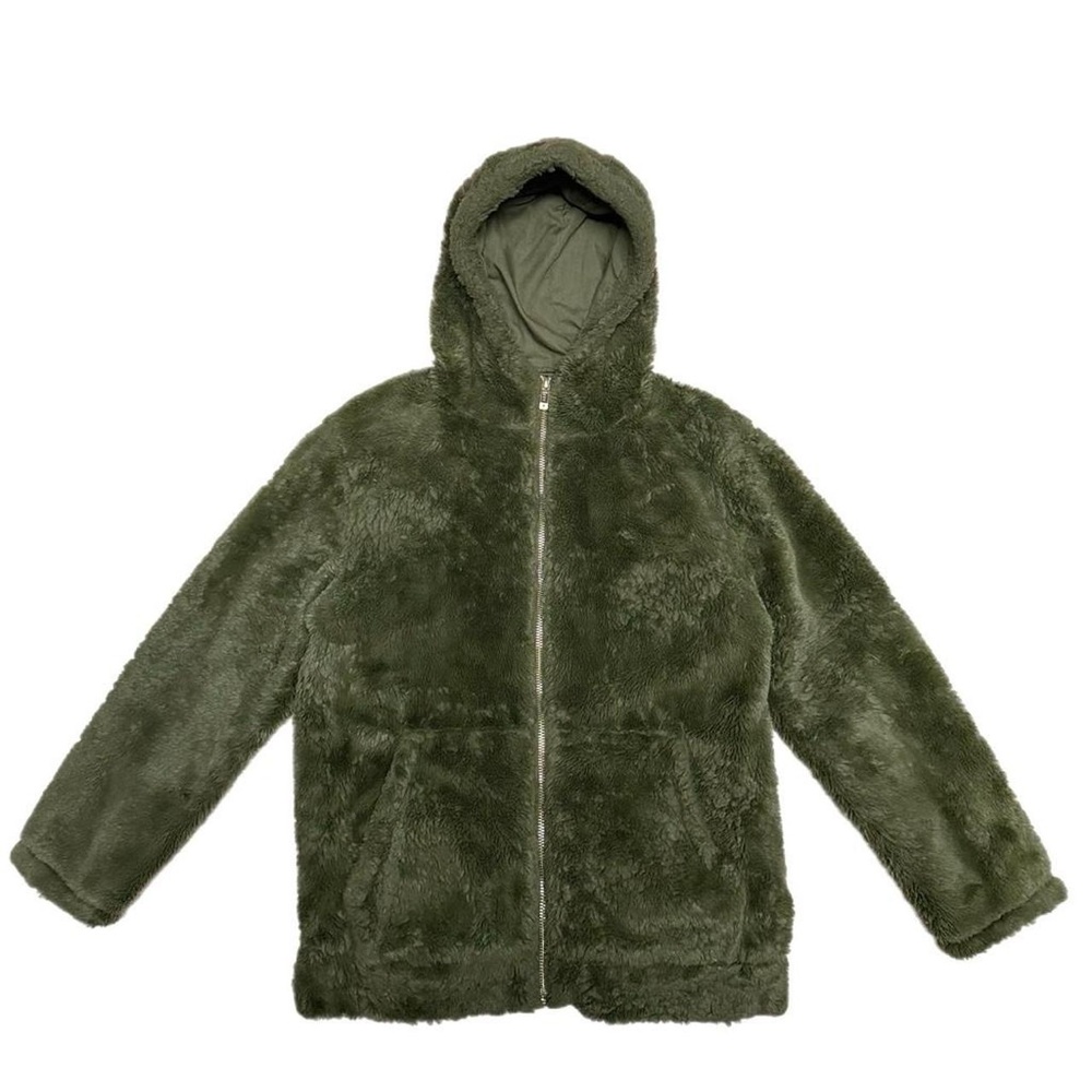 Jordan Craig Olive Faux Fur Puffer Jacket